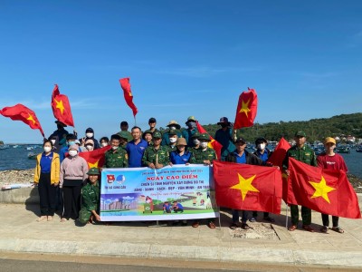 Thị Đoàn Sông Cầu ra quân Ngày cao điểm Chiến sỹ tình nguyện xây dựng đô thị Sáng - Xanh - Sạch - Đẹp - Văn minh - An toàn.