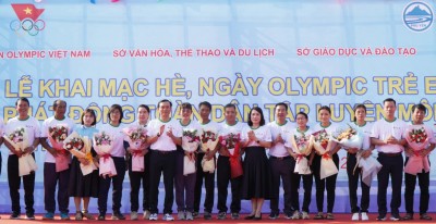 Lễ Khai mạc hè, Ngày Olympic trẻ em và Phát động toàn dân tập luyện môn bơi phòng, chống đuối nước năm 2024