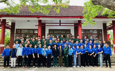 “Hành quân về nguồn” tại Di tích lịch sử cấp Quốc gia nơi thành lập Chi bộ Đảng Cộng sản đầu tiên ở Phú Yên.
