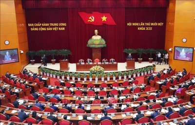 Phiên khai mạc Hội nghị lần thứ 11 Ban Chấp hành Trung ương Đảng khóa XIII.