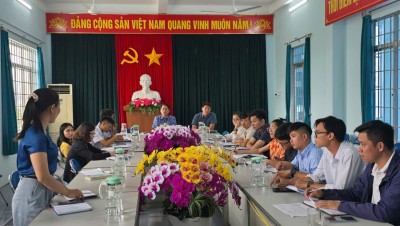 Quang cảnh Họp bàn thống nhất các nội dung tổ chức Hội trại Thủ lĩnh thanh niên tỉnh Phú Yên lần thứ II năm 2025.